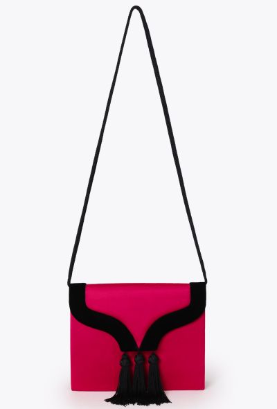 Saint Laurent '90 Fuschia Tassel Bag - 1 Saint Laurent '90 Fuschia Tassel Bag - 1