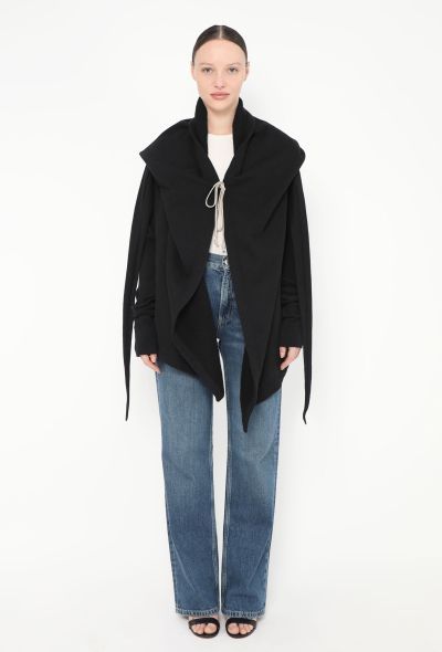 Rick Owens Drkshdw Hooded Oversized Sweater - 2 Rick Owens Drkshdw Hooded Oversized Sweater - 2