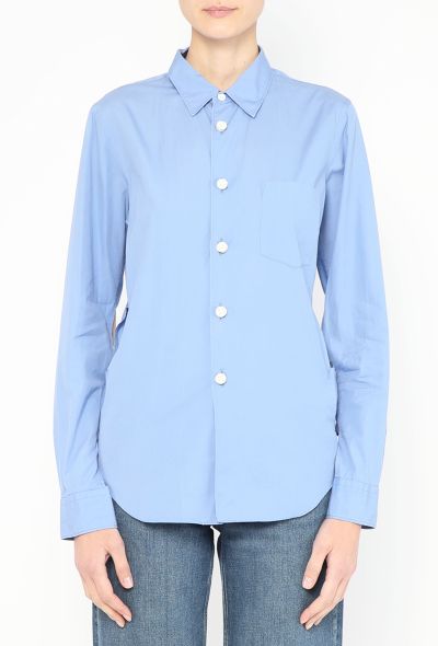 Comme des Garçons Cut-Out Cotton Shirt - 2 Comme des Garçons Cut-Out Cotton Shirt - 2