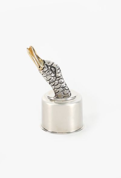 Gucci '70s Silver-Plated Duck Bottle Cap - 2