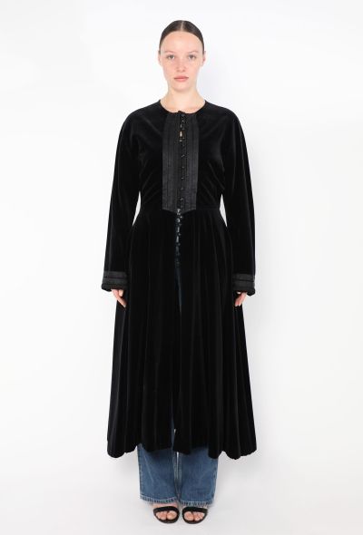 Jean Paul Gaultier Vintage Gibo Velvet Evening Coat - 1 Jean Paul Gaultier Vintage Gibo Velvet Evening Coat - 1