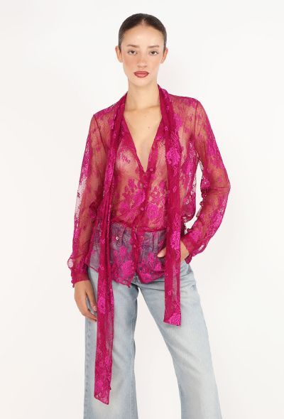 Balenciaga Chantilly Lavallière Blouse, Pre-Fall 2017 - 1