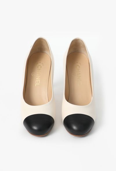 Chanel Classic Bicolor Cap-Toe Pumps - 2