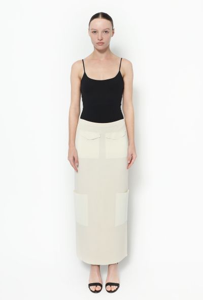                             Resort 2014 Silk Crêpe Skirt-2