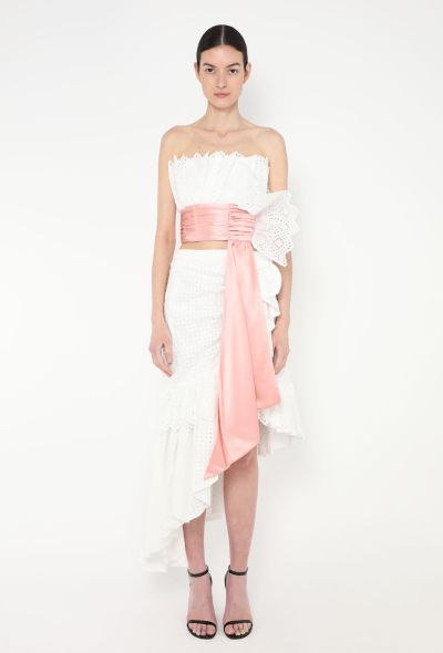 Rodarte F/W 2019 Cotton Eyelet Ensemble - 1