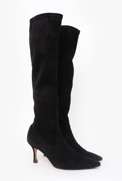 Manolo Blahnik 2014 Pascalare Suede Boots - 2 Manolo Blahnik 2014 Pascalare Suede Boots - 2