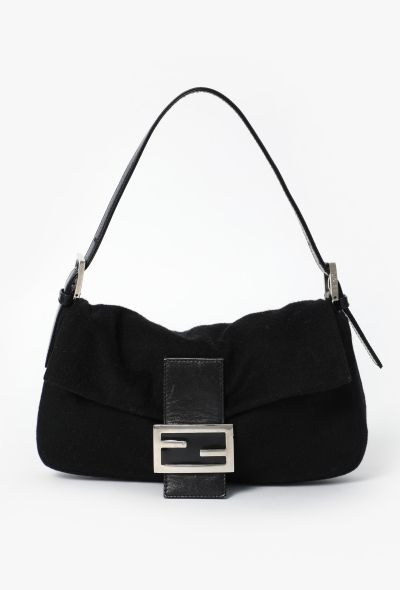 Fendi Early 2000s Cashmere Baguette Bag - 1