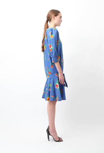                             70s Floral Dress - 2