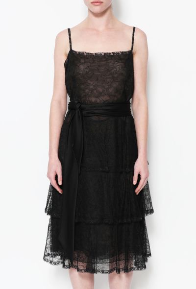                                         Tiered Sequin Lace Dress-2