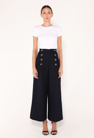 Chanel Pre-Fall 2018 Flared Sailor Trousers - 1