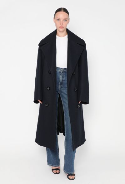 Alaïa F/W 2022 Oversized Naval Coat - 1