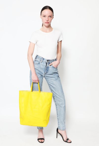                                         Yellow &#039;Vertical&#039; Tote-2
