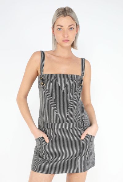 Balenciaga ICONIC S/S 2001 Le Dix Pinstripe Dress - 1