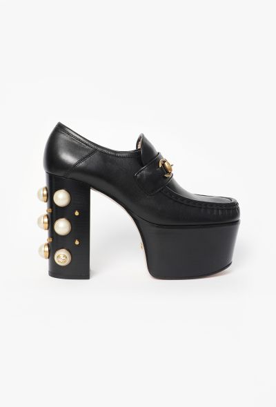 Gucci 2018 Vegas Pearl Platform Loafers - 1 Gucci 2018 Vegas Pearl Platform Loafers - 1
