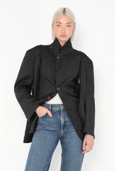 Comme des Garçons 2019 Deconstructed Textured Blazer - 1 Comme des Garçons 2019 Deconstructed Textured Blazer - 1