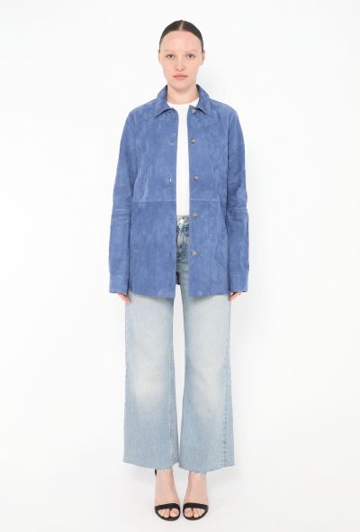 Toteme S/S 2024 Lambskin Suede Overshirt - 1 Toteme S/S 2024 Lambskin Suede Overshirt - 1