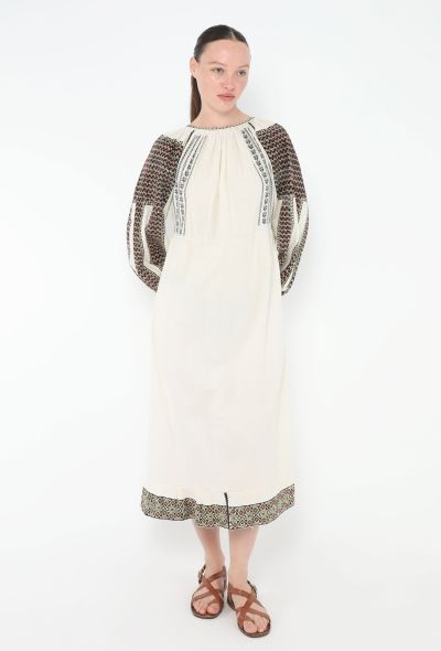 World Treasures Vintage Hand-Embroidered Kaftan - 1 World Treasures Vintage Hand-Embroidered Kaftan - 1