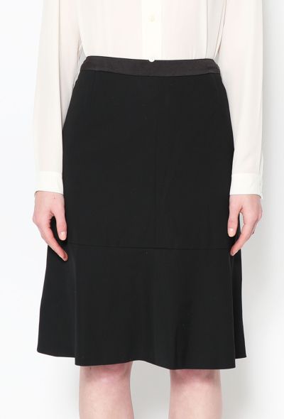 Chanel Classic Silk Trim Skirt - 2