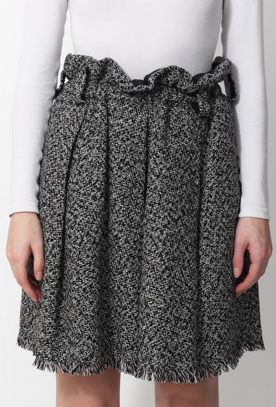 Louis Vuitton Frayed Tweed Skirt - 2