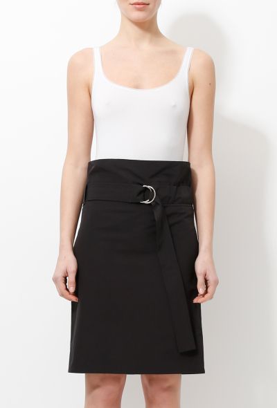                                         Buckled Minimal Skirt-2