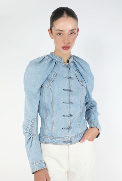 Dior CAMPAIGN S/S 2002 Denim Toggle Jacket - 1