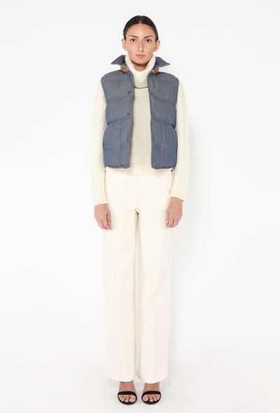 Loro Piana 2023 Lance Chambray Cashmere Vest - 2