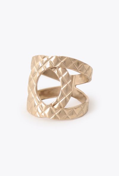 Chanel 2017 Quilted 'CC' Cuff - 2 Chanel 2017 Quilted 'CC' Cuff - 2