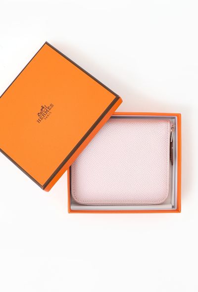Hermès Mauve Pâle Epsom Silk'In Compact Wallet - 2