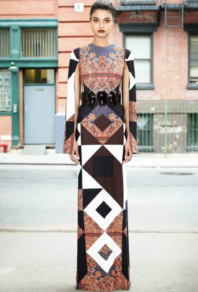 Givenchy Cubist Paisley Print Dress, Resort 2013 - 2