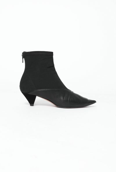 Céline 2018 Leather Slit Ankle Boots - 1 Céline 2018 Leather Slit Ankle Boots - 1