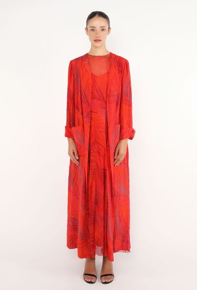 Dior Haute Couture Silk Kimono Ensemble, 1974 - 2