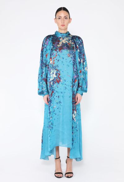 Givenchy F/W 2019 Floral Silk Kaftan - 1