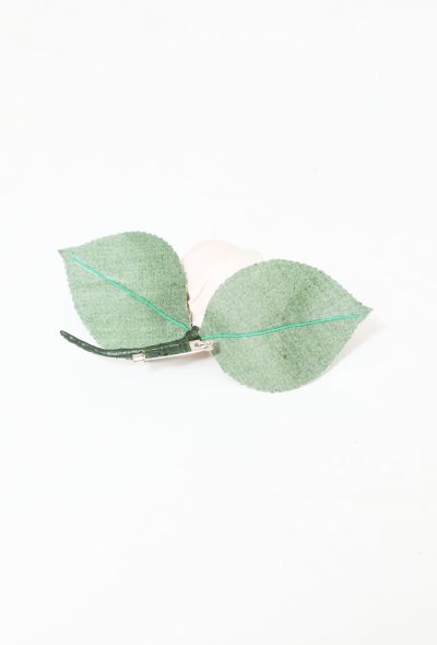 Chanel Blooming Rose & Leaf Brooch - 2 Chanel Blooming Rose & Leaf Brooch - 2