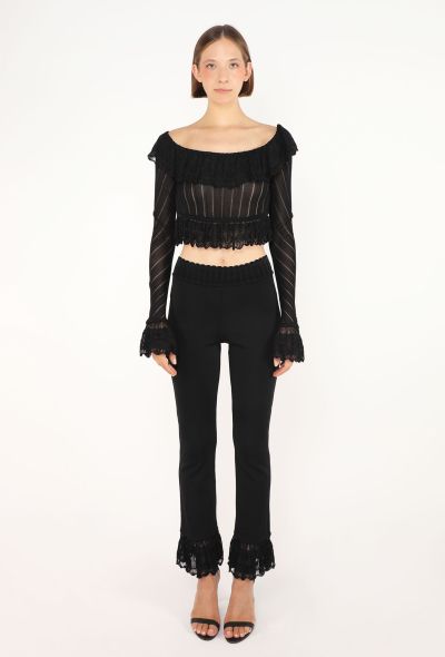 Alaïa Scallopped Ruffled Ensemble, S/S 1992 - 1