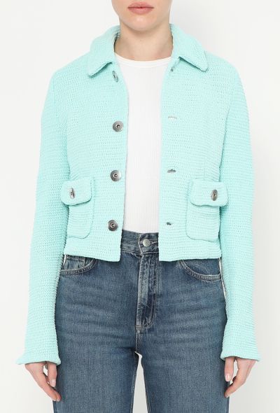 Bottega Veneta S/S 2021 Textured Knit Jacket - 1