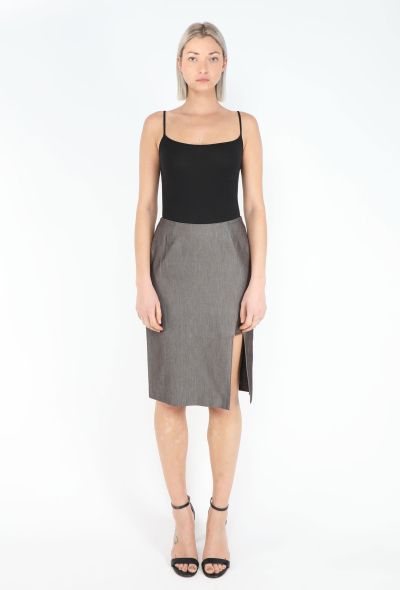 Thierry Mugler Late '90s Cinched Brass Trim Ensemble - 2