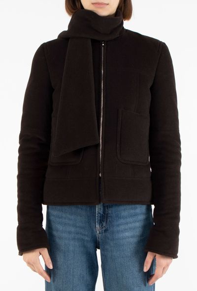 Chanel Early 2000s Padded Scarf Jacket - 1