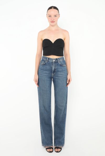 Gianni Versace Early '90s Silk Bustier Top - 2 Gianni Versace Early '90s Silk Bustier Top - 2
