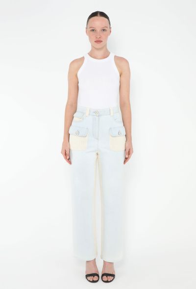 Chanel Resort 2021 Tweed Trim Jeans - 1 Chanel Resort 2021 Tweed Trim Jeans - 1