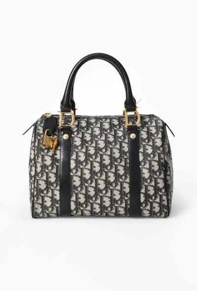 Dior Christian Dior by John Galliano Bowling Blue Boston Bag - 1