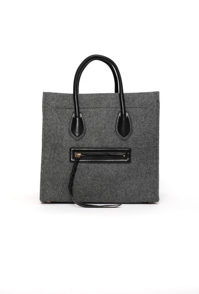 Céline Luggage Medium Wool Tote Bag - 1