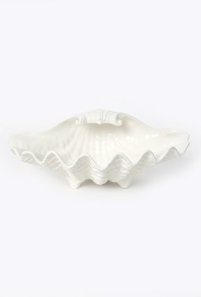 Vintage Objects & Decor 1970s Italian Ceramic Shell - 1