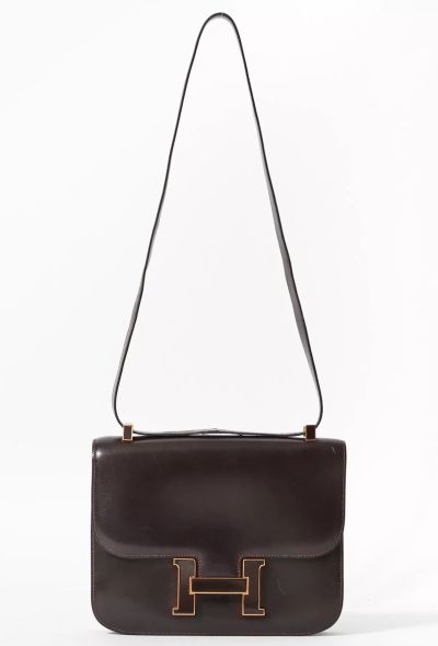 Hermès Constance 24 – Ébène Box Leather & Enamel H Closure - 2 Hermès Constance 24 – Ébène Box Leather & Enamel H Closure - 2