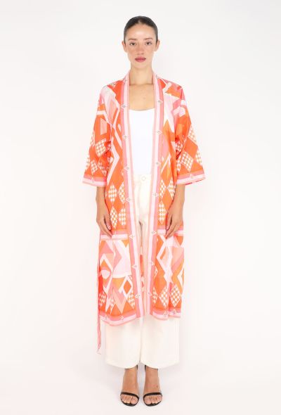 Emilio Pucci Belted Cotton Sarong, 1970s - 2