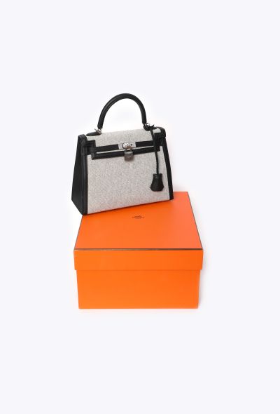 Hermès Toile H & Black Swift Kelly Sellier 25, 2026 - 2