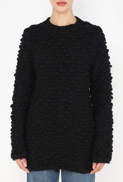 Comme des Garçons 2022 Bouclé Knit Oversized Sweater - 1