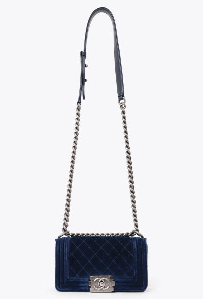 Chanel F/W 2012 Velvet Mini Boy Bag - 1 Chanel F/W 2012 Velvet Mini Boy Bag - 1