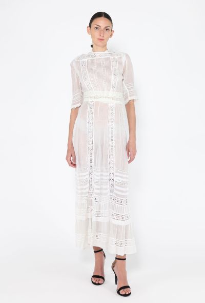 Antique Broderie Anglaise Dress - 2