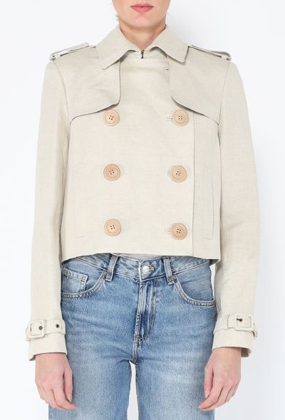 Chloé 2006 Cropped Trench Jacket - 1