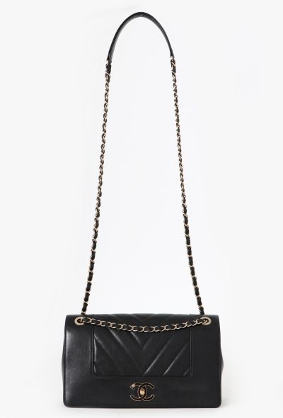 Chanel Chevron Mademoiselle Flap Bag - 1